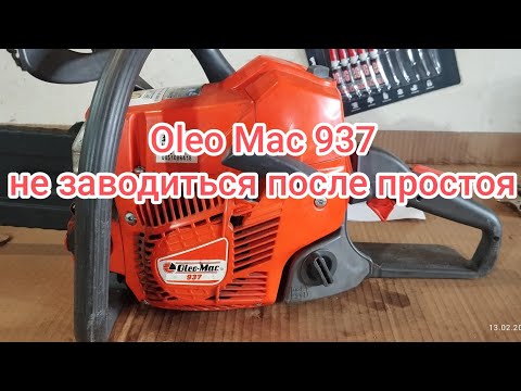 Видео: Oleo Mac  не заводиться после долгого простоя