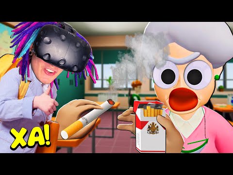 Видео: НЕПОСЛУШНЫЙ УЧЕНИК ПОКУРИЛ НА УРОКЕ! (Bad Boy Simulator VR)