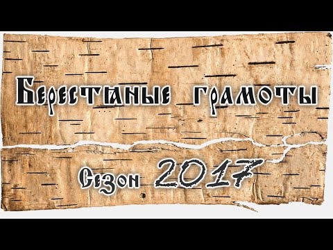 Видео: А.А. Зализняк. О берестяных грамотах из раскопок сезона 2017 года.