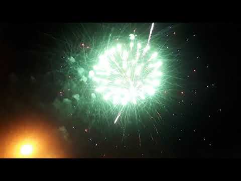 Видео: Новогодний салют в Черноморске (Ильичёвске) 2019