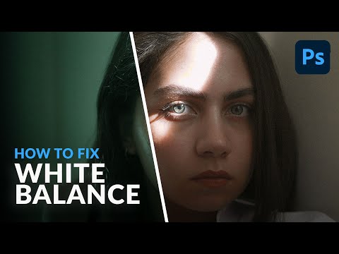 Видео: Как исправить баланс белого в Photoshop
