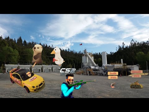 Видео: Самые смешные моменты YTNC в таких игрушках как: GTA 5 Online, CS 2 VR и Party Animals №6