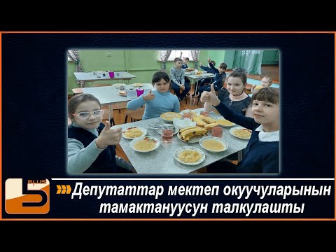 Видео: Депутаттар мектеп окуучуларынын тамактануусун талкулашты