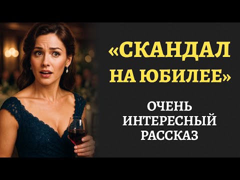Видео: "СКАНДАЛ НА ЮБИЛЕЕ". Я плакала от этой истории. Эту историю вы запомните надолго. Аудиорассказ.