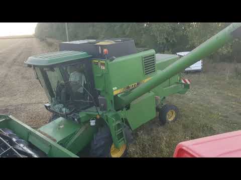 Видео: Комбайнування сої 2020р. John Deere 1177.