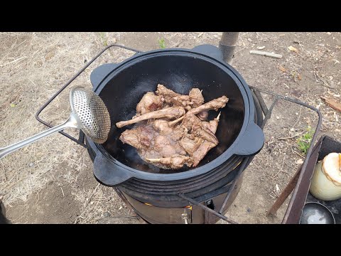 Видео: Заяц в казане .Очень вкусный рецепт.