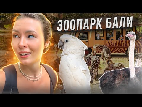 Видео: Удивительный день в Bali Zoo и немножко Убуда: Толпы людей, экзотические животные и мини-шоппинг!