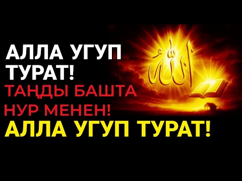 Видео: Таңкы дуба — бул аятты ук, Алла бүгүн сага керемет тартуулайт!