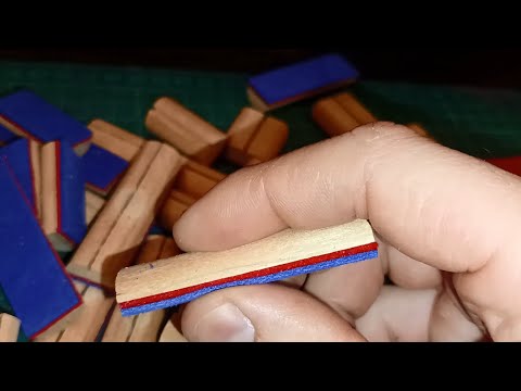 Видео: Двухслойный материал  2мм (1мм фетр+1мм кожа)  установленный на гармонь с деревянными клапанами.
