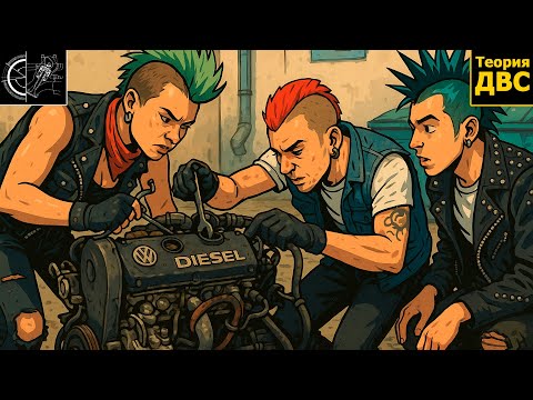 Видео: Почему у нас НЕ жили долго ДИЗЕЛИ? ИЛИ ГРМ на старом VW 1.9D + история "кривых рук"