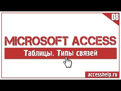 Видео: Какие типы связей между таблицами существуют в БД Access