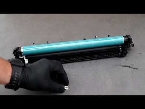 Видео: Замена барабана заправочного ролика проявителя RICOH MP 2554 2555 3054 3055 3554 3555 4054 4055 5054