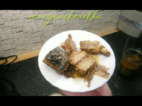 Видео: Консервы из скумбрии в скороварке. #мультиmarysa #рыба #консервы #скороварка