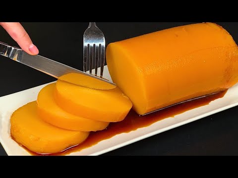 Видео: Только молоко и тыква! Самый вкусный домашний десерт за 5 минут! без выпечки! Трюк!