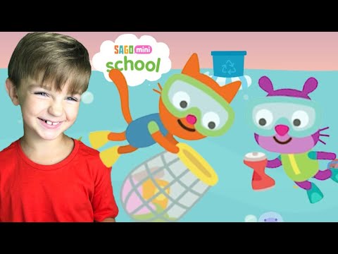 Видео: Саго Мини | Кто обитает в океанах?