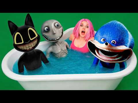 Видео: не принимай ванну с бомбочками ВСЕХ МОНСТРОВ в 3:00 ночи !