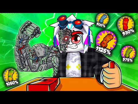 Видео: САМАЯ СИЛЬНАЯ РУКА В СИМУЛЯТОРЕ АРМРЕСТЛИНГА 0,001%! ROBLOX Arm Wrestle Simulator