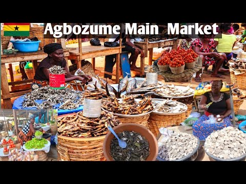 Видео: Сельский рынок в африканской деревне в Африке, Гана, Агбозуме #africa#ghana#rural #ruralliving #r...