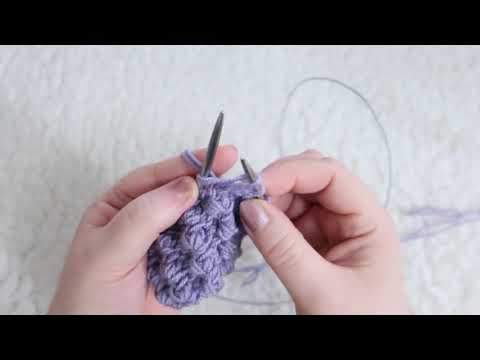 Видео: Шикарное букле спицами. Очаровательный узор!!! Вязание спицами для начинающих. Мастер класс.