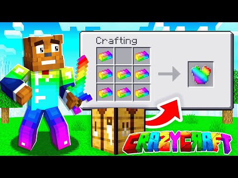 Видео: Создание примсатической брони в Minecraft Crazy Craft