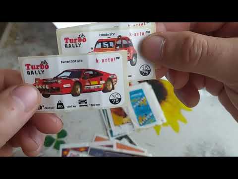 Видео: Новые поступления вкладышей от жвачек.