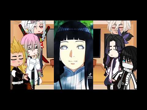 Видео: реакция ✨столпов✨ на 💜Хинату хьюга 💜 моя первая реакция