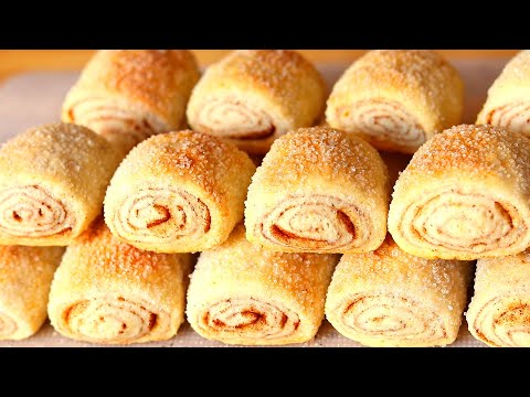 Видео: БЫСТРОЕ СЛОЕНОЕ Печенье На СМЕТАНЕ за 15 минут! ПРОСТО и ОЧЕНЬ ВКУСНО! ТАЕТ Во РТУ! РЕЦЕПТ для ВСЕХ!