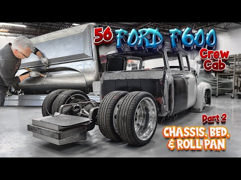 Видео: 56 Ford F600 "Crew Cab" • Часть 2 • Шасси, кузов и поддон