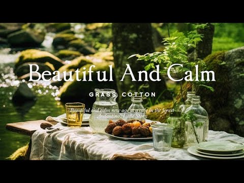 Видео: Красивый и спокойный нью-эйдж в кафе в лесу l GRASS COTTON+