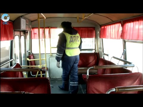 Видео: Специалисты департамента транспорта проверяют автобусы. В Новосибирске прошёл масштабный рейд
