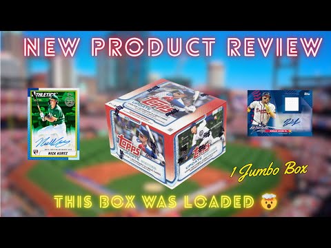 Видео: Обновление Topps 2025 года, большая коробка = ЖАР! 💥 Бонус: авто + холст!