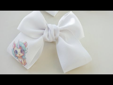 Видео: Очень простые бантики🎀🎀с сублимацией (справится любой начинающий)