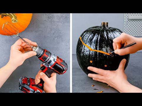 Видео: Фонари из Тыквы 🎃 Как в Кино и Даже Лучше! Классный Декор на Хэллоуин