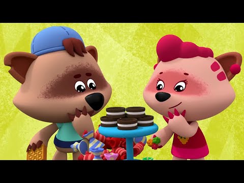 Видео: Много - значит хорошо? 🍬 — Ми-ми-мишки — Все серии — Сборник серий про щедрость и жадность