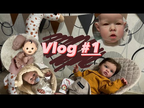 Видео: Влог🌸//НЕДЕЛЯ ВЛОГОВ С РЕБОРНОМ #1🧸❤️// распаковка посылок🤩// Расписываю нового заказного Лиама