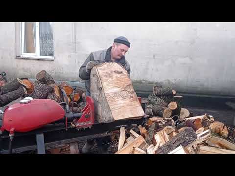 Видео: Саморобний гiдравлiчний дровокол.