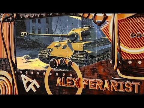 Видео: Королевский Тигр - нанесение камуфляжа [3]