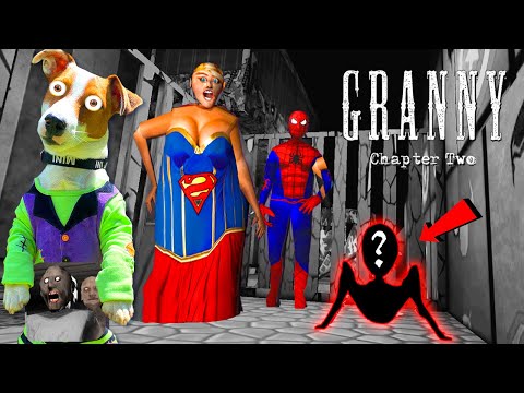 Видео: Гренни это Супер Женщина и Человек Паук ► Granny: Chapter Two (Супергерои)