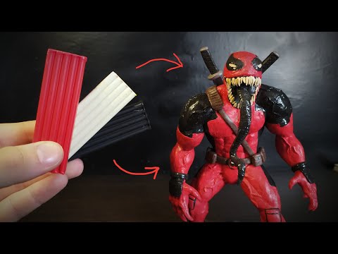 Видео: ВЕНОМПУЛ ИЗ ПЛАСТИЛИНА // Venom + Deadpool = ?