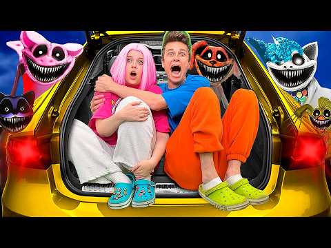 Видео: 24 ЧАСА В БАГАЖНИКЕ С УЛЫБАЮЩИМИСЯ ТВАРЯМИ (Smiling Critters)