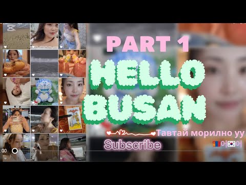 Видео: Hello Busan Part 1 🇲🇳🇰🇷  Бусан хотын 🌊📸далайн эргийн влогт тавтай морилно уу 🤗