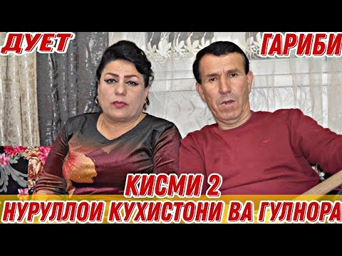 Видео: Нуруллои Кухистони Ва Гулнора Дует | Кисми 2 ( Гариби, Очачон ) 2021