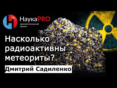 Видео: Радиоактивны ли метеориты? | Метеоритика – Дмитрий Садиленко | Научпоп