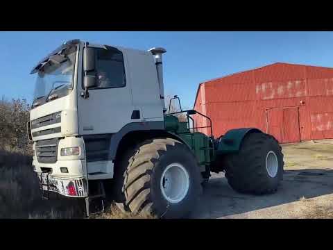 Видео: Кировец с кабиной и мотором DAF