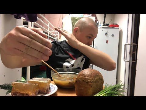 Видео: СУП ГРИБНОЙ ХОЛОДЕЦ МУКБАНГ MUKBANG