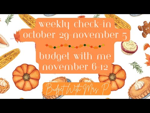 Видео: Еженедельная проверка (ноябрь, неделя 1) | Бюджет вместе со мной (ноябрь, неделя 2) | Бюджет до з...