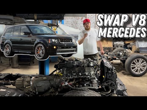 Видео: Обзор проекта Range Rover Sport! Техническая часть ! Swap Mercedes v8 , m113!👈👍💪