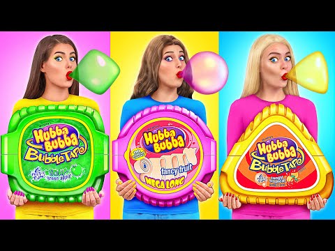 Видео: Геометрический Челлендж с Едой | Сумасшедший Челлендж с Trend DO Challenge