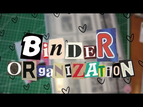 Видео: Организация биндера stray kids (Changbin)| биндер тур