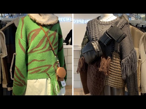 Видео: Мода по-японски:  трикотаж (свитера, жилеты, кардиганы), бижутерия и обувь. Шоппинг-тур из Токио.